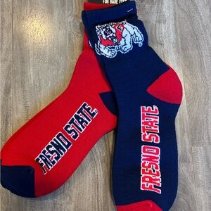 Bulldogs Red and Blue Men's Socks